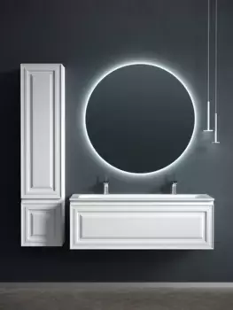 Комплект мебели белый матовый 121 см Sancos Very VR120W + CN7016 + SF1000