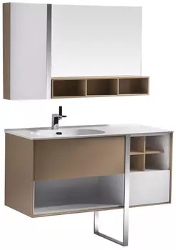 Комплект мебели бежевый/белый 120 см Orans 014NL12