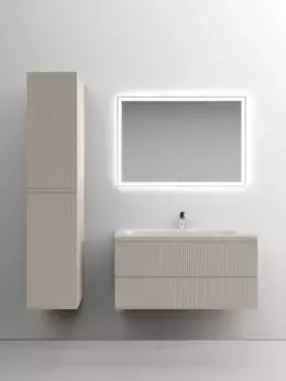 Комплект мебели бежевый матовый 101 см Sancos Snob T SNT100CE + CN7013 + CI1000