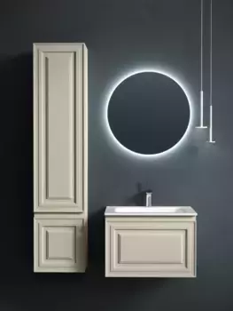 Комплект мебели бежевый матовый 61 см Sancos Very VR60CE + CN7011 + SF600