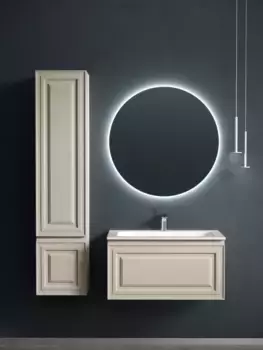 Комплект мебели бежевый матовый 81 см Sancos Very VR80CE + CN7012 + SF800