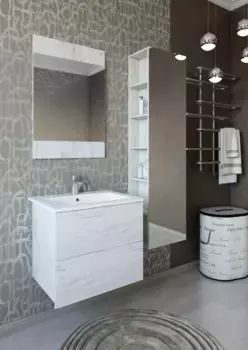 Комплект мебели дуб крафт белый 65 см Sanflor Чикаго C16780 + C0001313