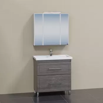 Комплект мебели дуб шале графит 81,5 см Санта Венера 221018 + FOCTEP80 + 113011