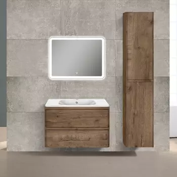 Комплект мебели дуб винтаж 79,4 см Vincea Vico VMC-2V800VO + VCB-2VP800W + VLM-2A800