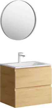 Комплект мебели дуб золотой 60,8 см Aqwella 5 Stars Accent ACC0106DZ + Mal.06.04.D + RM0206W