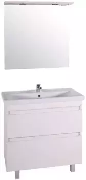 Комплект мебели ясень белый 81 см ASB-Mebel Коста