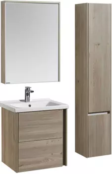 Комплект мебели сосна арлингтон 60 см Акватон Стоун 1A231401SX850 + 1WH302421 + 1A231502SX850