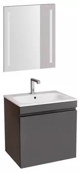 Комплект мебели темно-серый матовый 60 см Geberit Renova Plan 529.915.JK.6
