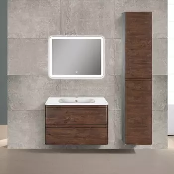 Комплект мебели темный дуб 79,4 см Vincea Vico VMC-2V800RW + VCB-2VP800W + VLM-2A800