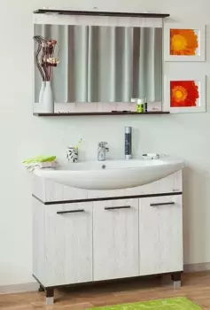 Комплект мебели венге/орегон 106,5 см Sanflor Толедо C0000001824 + 4620008197388 + C0000001822