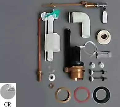 Комплект механизма слива с боковой ручкой Simas Lante D24cr