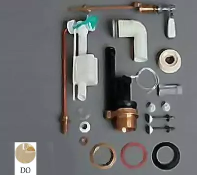 Комплект механизма слива с боковой ручкой Simas Lante D24oro