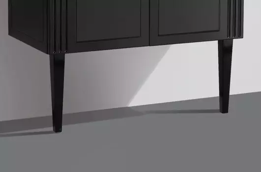 Комплект ножек 2 шт черный глянец Belbagno Atria ATRIA-PIA-NL