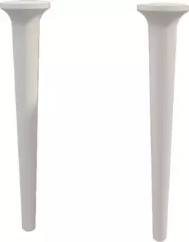 Комплект ножек для тумбы и пенала Cezares Idra 40443 43 см, Bianco Opaco