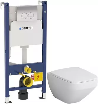 Комплект подвесной унитаз Am.Pm Inspire 2.0 C50A1700SC + система инсталляции Geberit 458.124.21.1