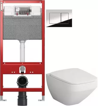 Комплект подвесной унитаз Am.Pm Inspire 2.0 C50A1700SC + система инсталляции Tece 9300302 + 9240401