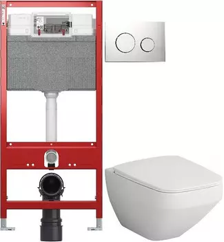 Комплект подвесной унитаз Am.Pm Inspire 2.0 C50A1700SC + система инсталляции Tece 9300302 + 9240921