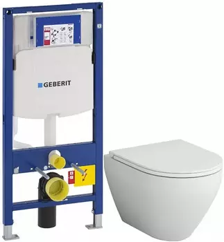 Комплект подвесной унитаз Am.Pm Spirit 2.0 C701700WH + C707857WH + система инсталляции Geberit 111.300.00.5