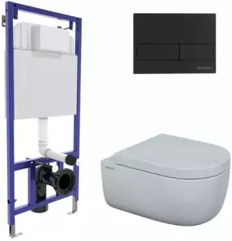 Комплект подвесной унитаз Berges Ego XL + система инсталляции Berges Novum L5 043234