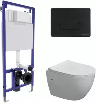 Комплект подвесной унитаз Berges Okus + система инсталляции Berges Novum D5 043274