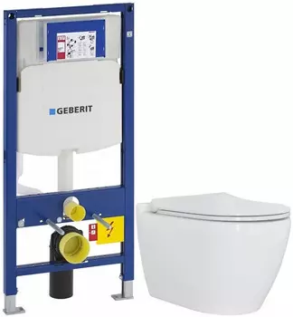 Комплект подвесной унитаз Berges Toma 082102 + система инсталляции Geberit 111.300.00.5