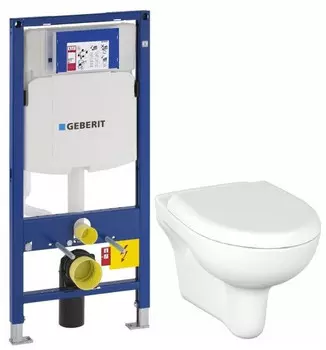 Комплект подвесной унитаз Cersanit Nature MZ-NATURE-COn-DL + система инсталляции Geberit 111.300.00.5