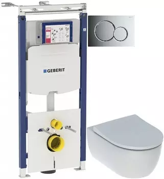 Комплект подвесной унитаз Geberit iCon 500.784.01.1 + система инсталляции Geberit 111.362.00.5 + 115.770.21.5