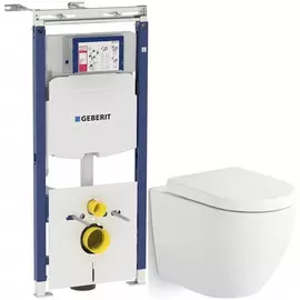 Комплект подвесной унитаз Grossman GR-4411 + система инсталляции Geberit 111.362.00.5