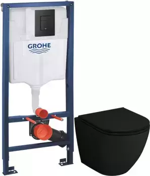 Комплект подвесной унитаз Grossman GR-4455BMS + система инсталляции Grohe 38811kf0