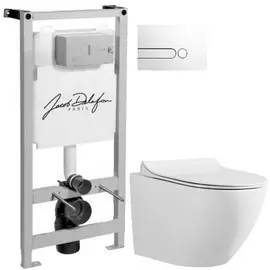Комплект подвесной унитаз Grossman GR-4455S + система инсталляции Jacob Delafon E5504-NF + E4326-00