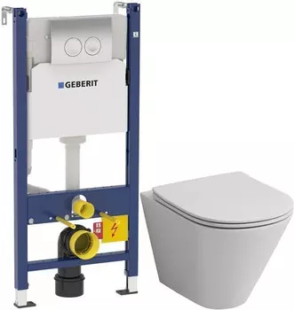 Комплект подвесной унитаз Grossman GR-4477S + система инсталляции Geberit 458.124.21.1