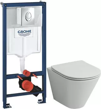 Комплект подвесной унитаз Grossman GR-4477S + система инсталляции Grohe 38721001
