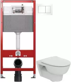Комплект подвесной унитаз Ideal Standard Esedra T365701 + система инсталляции Tece 9400413