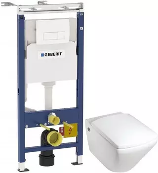 Комплект подвесной унитаз Jacob Delafon Escale E1306-00 + система инсталляции Geberit 458.125.11.1