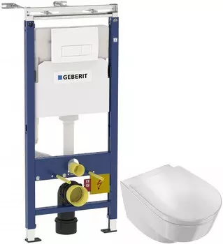 Комплект подвесной унитаз Jacob Delafon Odeon Rive Gauche EDR102-00 + E24888-00 + система инсталляции Geberit 458.125.11.1