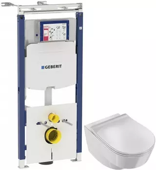 Комплект подвесной унитаз Jacob Delafon Odeon Rive Gauche EDR102-00 + E24889-00 + система инсталляции Geberit 111.362.00.5