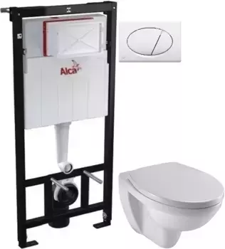 Комплект подвесной унитаз Jacob Delafon Patio EDV102-00 + E70021-00 + система инсталляции AlcaPlast AM101/11203:1RUSSETM70