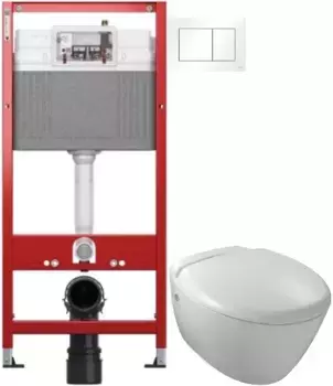 Комплект подвесной унитаз Jacob Delafon Presquile E4440-00 + система инсталляции Tece 9400413