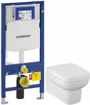 Комплект подвесной унитаз Jacob Delafon Replay E4833-00 + 8320K-00 + система инсталляции Geberit 111.300.00.5