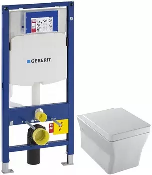 Комплект подвесной унитаз Jacob Delafon Reve E4811-00 + система инсталляции Geberit 111.300.00.5