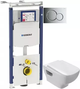 Комплект подвесной унитаз Jacob Delafon Struktura EDE102-00 + E4270-00 + система инсталляции Geberit 111.362.00.5 + 115.770.21.5