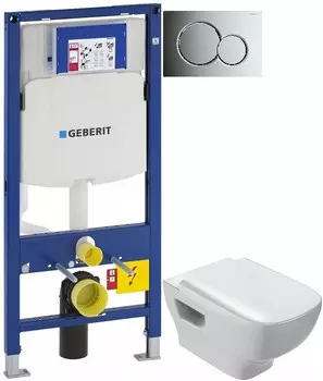 Комплект подвесной унитаз Jacob Delafon Struktura EDE102-00 + E70024-00 + система инсталляции Geberit 111.300.00.5 + 115.770.21.5 + 111.815.00.1