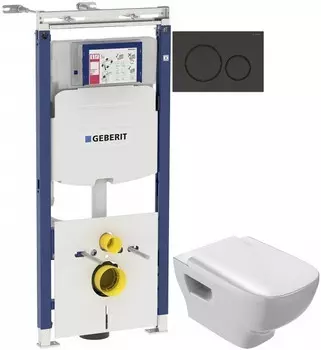 Комплект подвесной унитаз Jacob Delafon Struktura EDE102-00 + E70024-00 + система инсталляции Geberit 111.362.00.5 + 115.882.DW.1