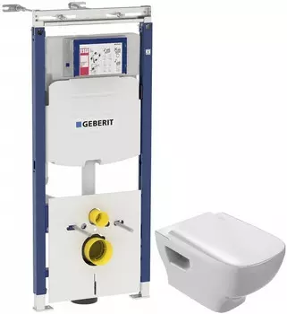 Комплект подвесной унитаз Jacob Delafon Struktura EDE102-00 + E4270-00 + система инсталляции Geberit 111.362.00.5