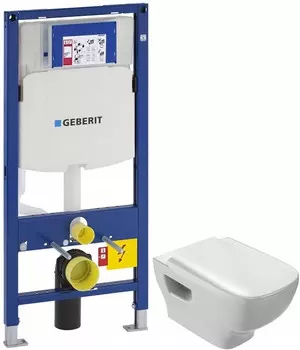 Комплект подвесной унитаз Jacob Delafon Struktura EDE102-00 + E70024-00 + система инсталляции Geberit 111.300.00.5