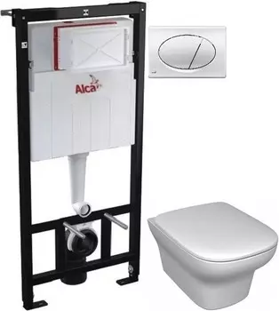 Комплект подвесной унитаз Jacob Delafon Vox EDM102-00 + E20142-00 + система инсталляции AlcaPlast AM101/11203:1RUSSETM71