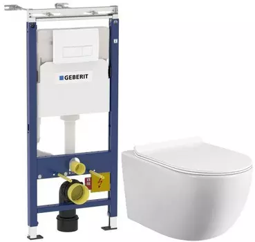 Комплект подвесной унитаз MEER MR-2100 + система инсталляции Geberit 458.125.11.1