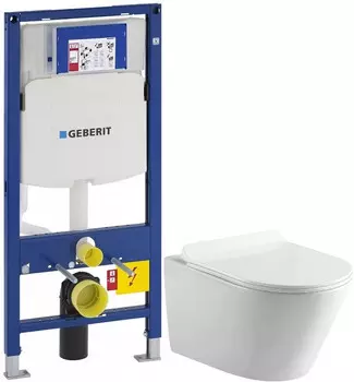 Комплект подвесной унитаз MEER MR-2102 + система инсталляции Geberit 111.300.00.5