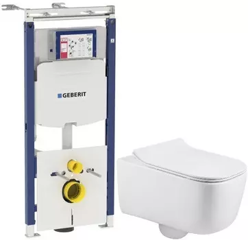 Комплект подвесной унитаз MEER MR-2103 + система инсталляции Geberit 111.362.00.5