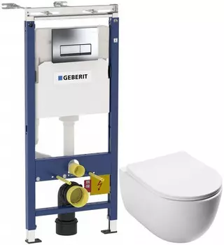 Комплект подвесной унитаз MEER MR-2108 + система инсталляции Geberit 458.125.21.1